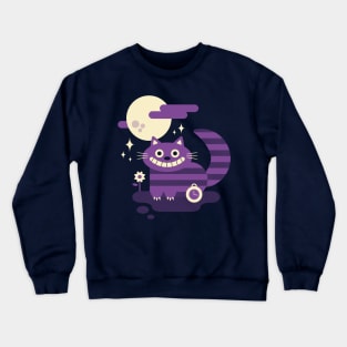 Cute mad cat Crewneck Sweatshirt